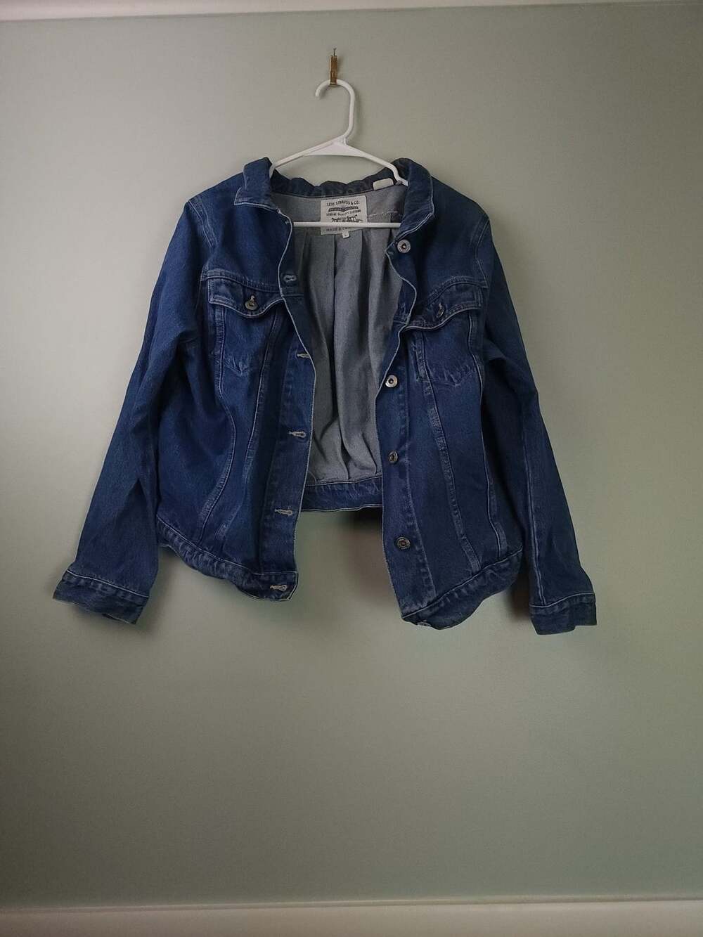 Truckerjacket Streetwear Levi's Made & Crafted Pleated Back Denim Jacket